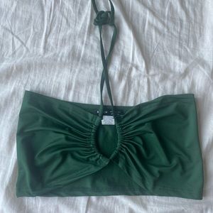 criss cross keyhole halter top